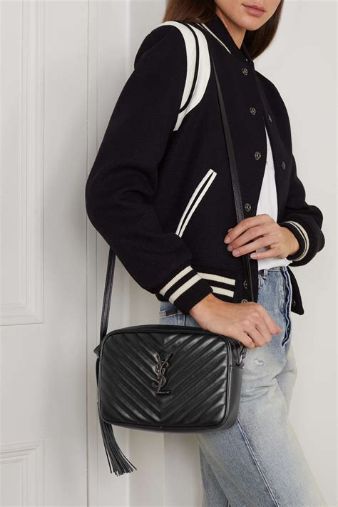 lou camera bag in quilted leather ysl|ysl lou camera bag black.